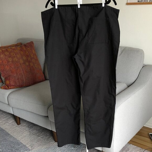 HealthPro L'Équipeur Marks Unisex Scrubs Pockets Black Healthcare Work Large - Picture 2 of 11